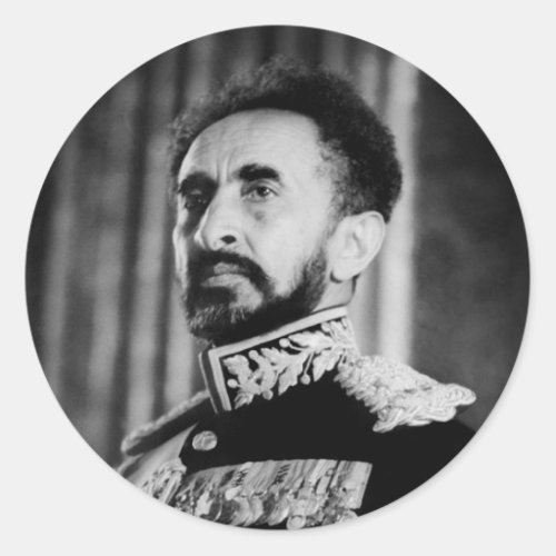 Haile Selassie _ Messiah _ Jah Rastafari Sticker