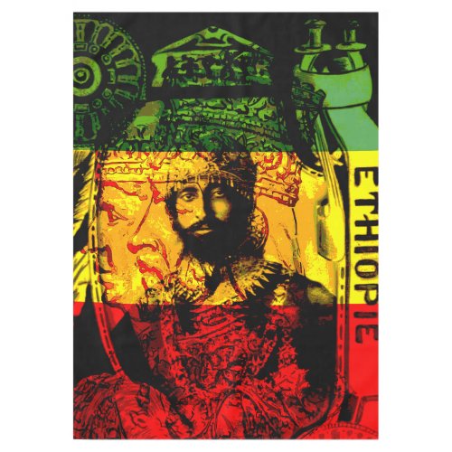 Haile Selassie Natural Mystic Tablecloth