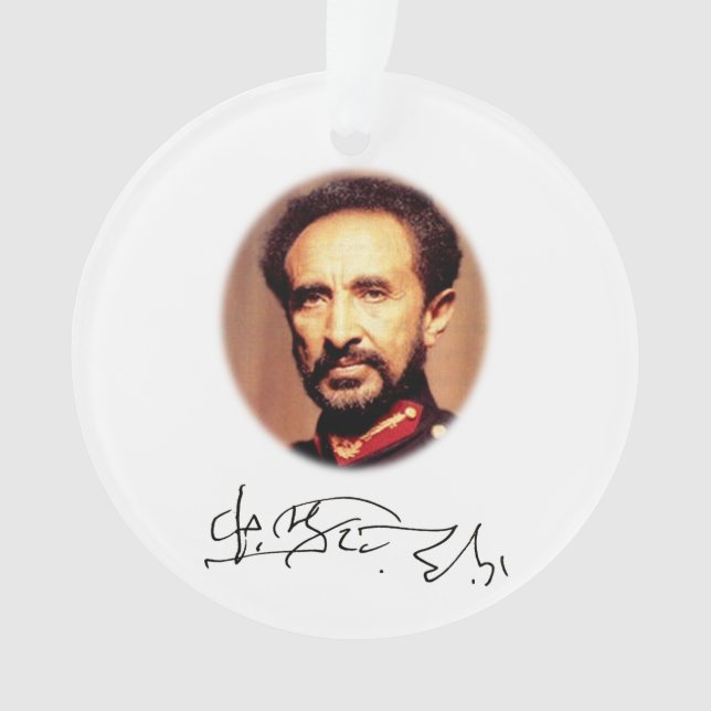Haile Selassie Ornament (Front)
