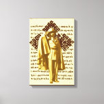 Haile Selassie Rasta Reggae Ethiopia Jamaica Canvas Print