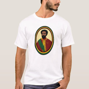 Haile Selassie Rasta Reggae Ethiopia Jamaica T-Shirt