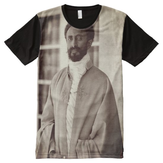 Haile Selassie - Rastafari Messiah - Reggae shirt