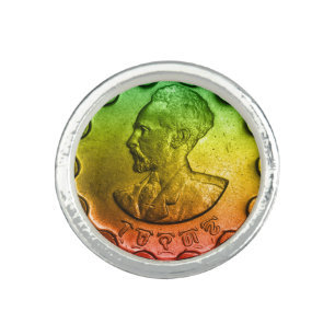 Haile Selassie Santeem Photo Ring