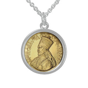 Haile Selassie Silver Necklace