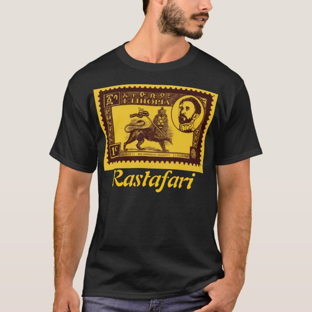 Haile Selassie Stamp T-Shirt (Front)