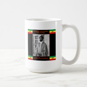 Haile Selassie the Lion of Judah, Jah Rastafari Coffee Mug