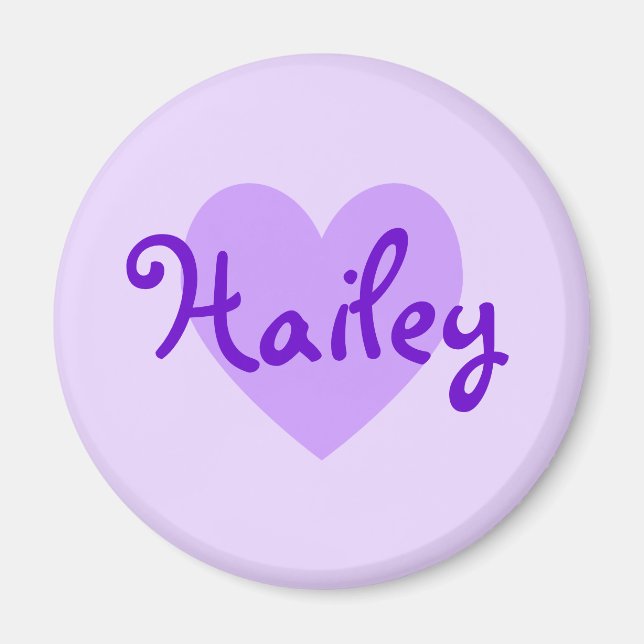 Hailey in Purple Magnet (Front)