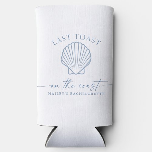 HAILEY Last Toast On The Coast Bachelorette Seltzer Can Cooler