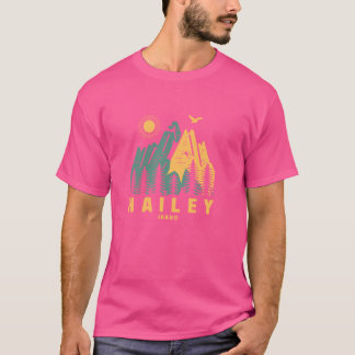 Hailey Mountains Idaho Hiking Outdoors Vintage T-Shirt