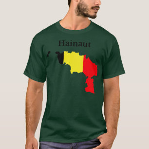 Hainaut Province Map Belgium T-Shirt