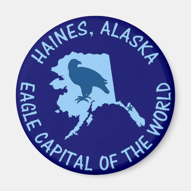 Haines, Alaska Eagle Capital of the World Magnet (Front)