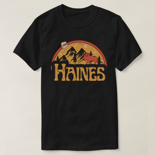 Haines, Alaska-Shirt T-Shirt (Design Front)