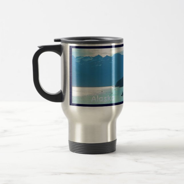 Haines Blue Travel Mug (Left)