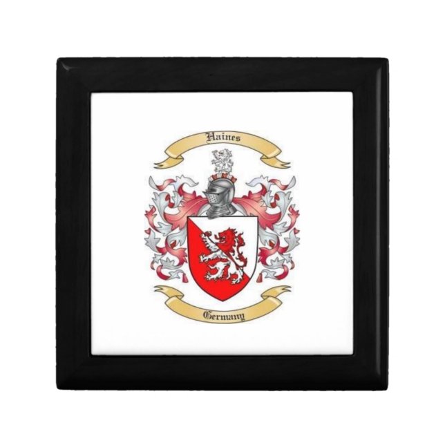   Haines Family Crest *   Gift Box (Front)