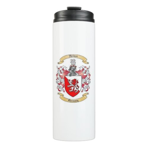   Haines Family Crest   Thermal Tumbler