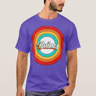 Haines Name Shirt Vintage Haines Circle