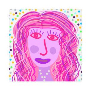 Hair: An Abstract Portrait  Metal Print