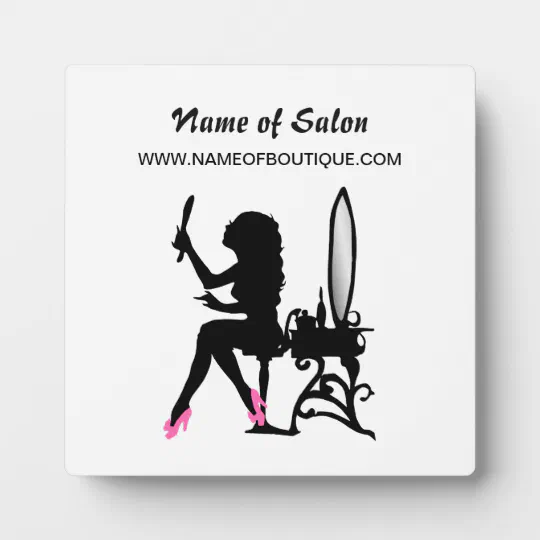 Hair Stylist World's Greatest Female Custom Personalized Award Plaque Gift Salon 