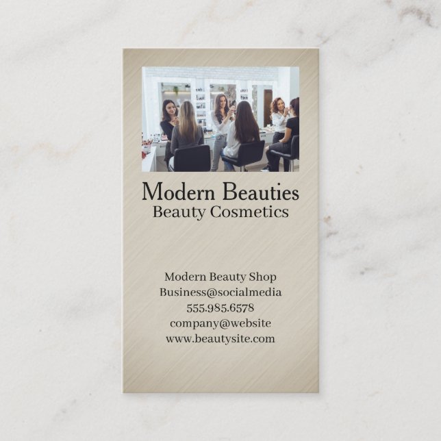 Hair and Make Up Studio Business Card (Front)