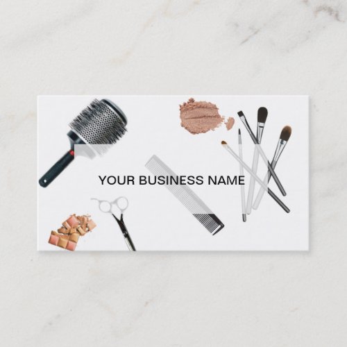 HAIR AND MAKEUP ARTIST BUSINESS CARDS