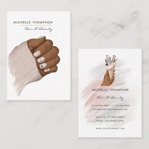 Hair and Nails Beauty Business Card