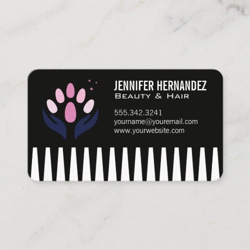 Hair and Nails | Beauty Salon Business Card