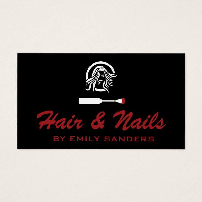 Hair and Nails Logo (Front)