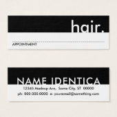 hair appointment card (Front & Back)