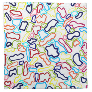 Hair Bands Set of 4 Cocktail Napkins