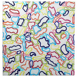 Hair Bands Set of 4 Dinner Napkins