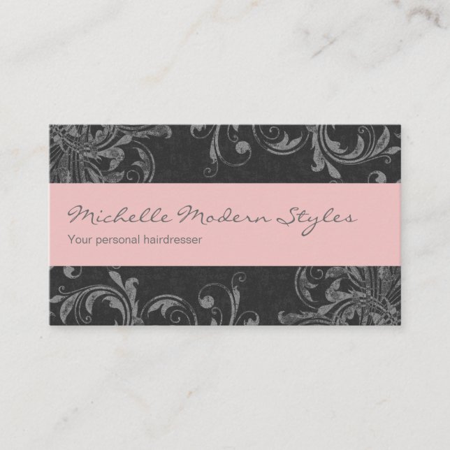 Hair Beauty Business Cards (Front)