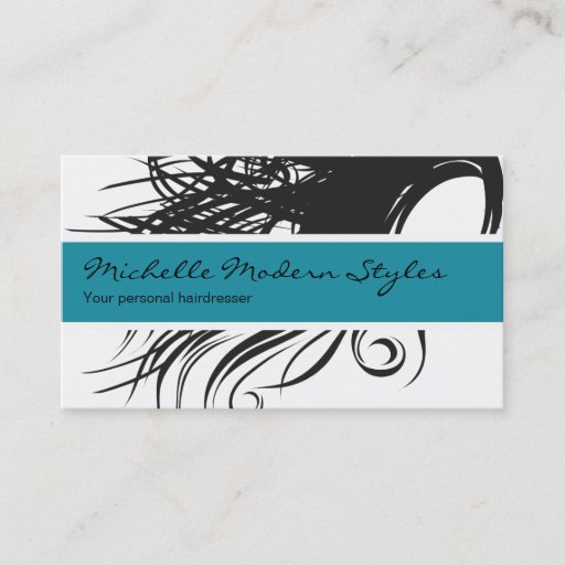 Customizable Hair Beauty Business Cards