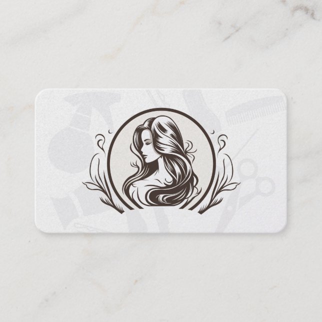 Hair Beauty Logo | Appointment Card (Front)