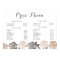 Hair Beauty Salon Beautician Menu Price Poster
