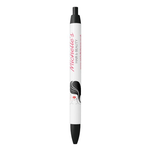Hair & Beauty salon company branding Pen (Front Vertical)