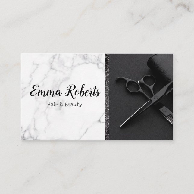 Hair & Beauty Specialist Salon Hairdresser Barber Business Card (Front)
