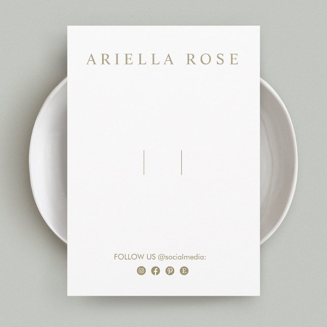  Hair Bow Hairbow Clip Customizable Social Media  Enclosure Card (Creator Uploaded)