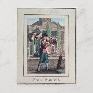 Hair Brooms, Shoreditch Church Postcard