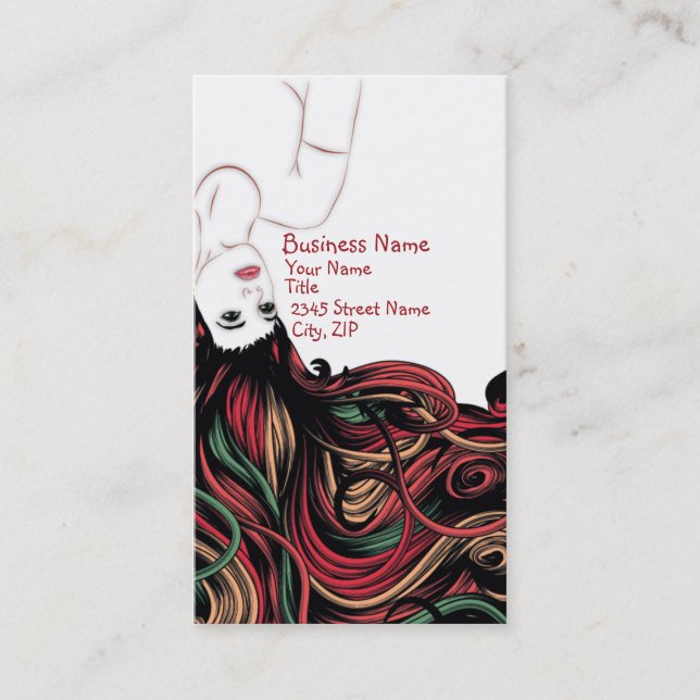Hair Business Business Card (Front)