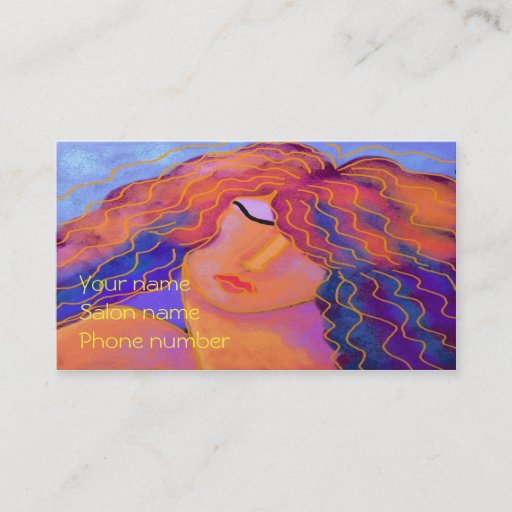 Customizable Hair Business Card Templates