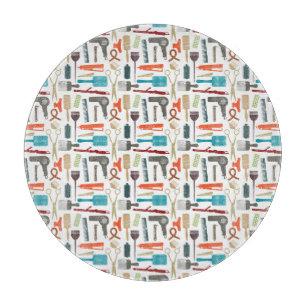 Hair Care Pattern Cutting Board