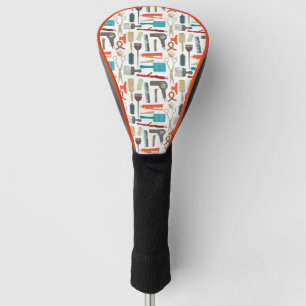 Hair Care Pattern Golf Head Cover