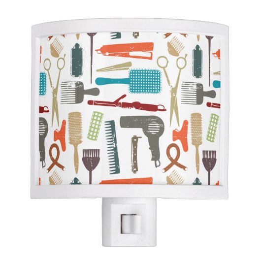 Hair Care Pattern Night Light (Front)