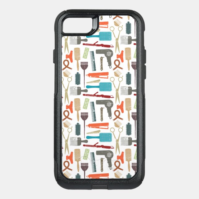 Hair Care Pattern Otterbox iPhone Case (Back)