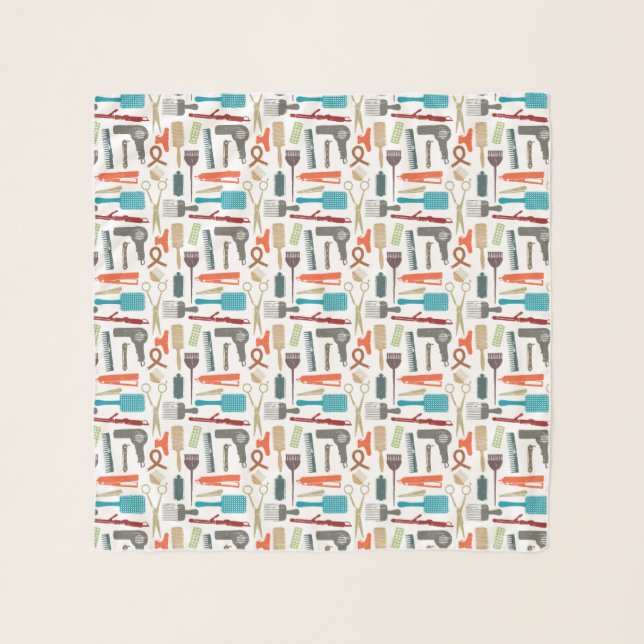 Hair Care Pattern Scarf (Front)