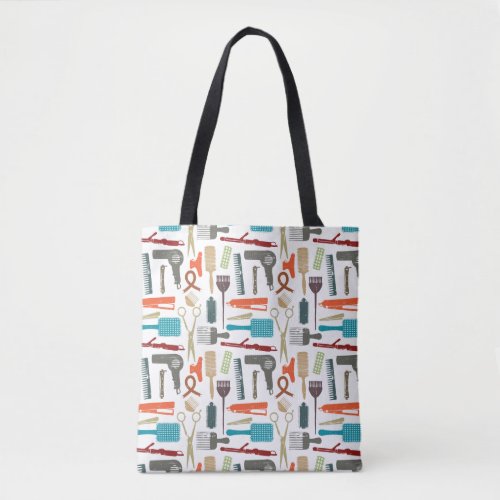 Hair Care Pattern Tote Bag