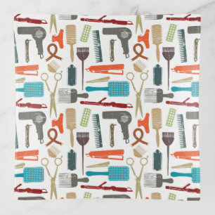 Hair Care Pattern Trinket Tray