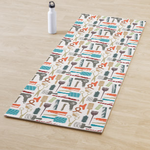 Hair Care Pattern Yoga Mat