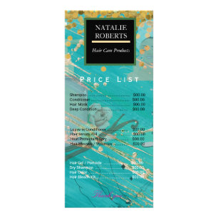 Hair Care Products Rack Card