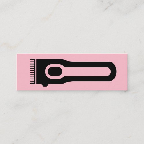 Hair Clipper  Barber  Hair Stylist Mini Business Card